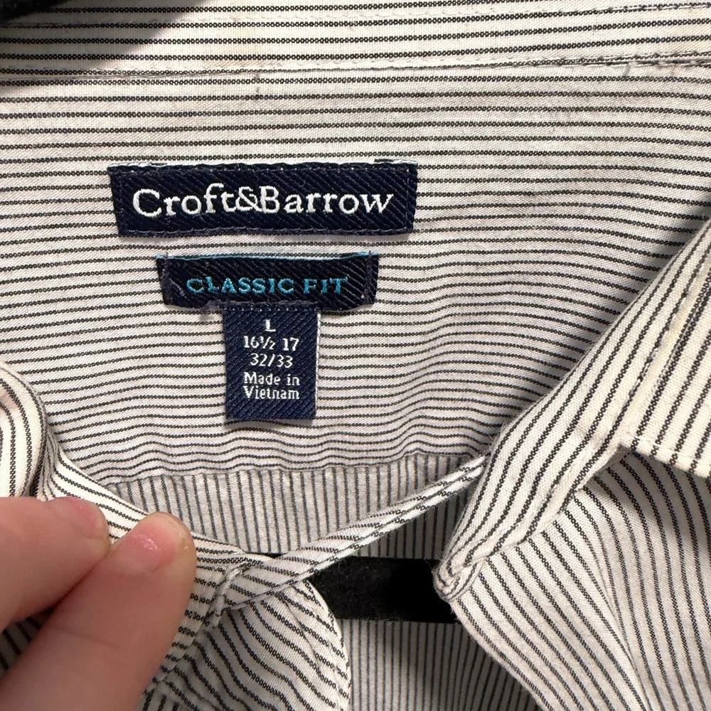Striped‎ Button-Up Shirt